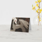 Klassischer Musikdrache Karte (Gelbe Blume)