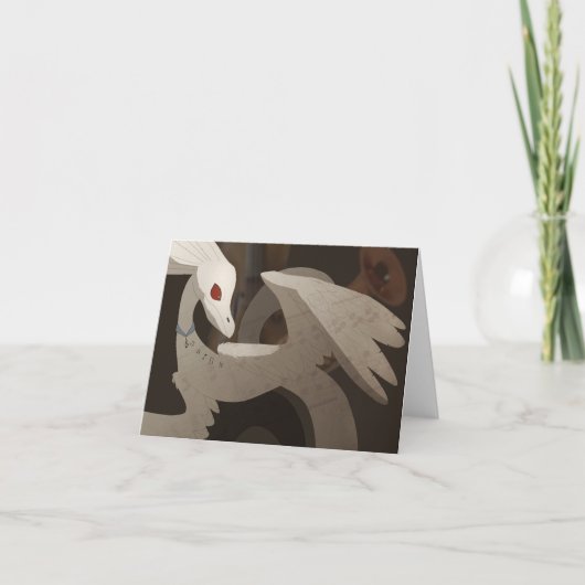 Klassischer Musikdrache Karte (Vorderseite)