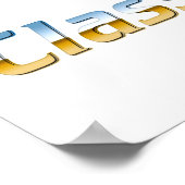 klassischer Muskel Poster (Ecke)