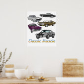 klassischer Muskel Poster (Küche)