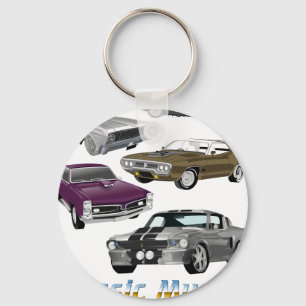 klassischer Muskel Schlüsselanhänger