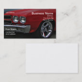 Klassischer Muskel Visitenkarte (Vorne/Hinten)