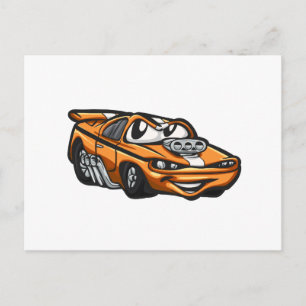 Klassischer Muskelkarosseriebauer - Cartoon wählen Postkarte