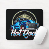 Klassischer Muskelwagen des blauen Frisierten Auto Mousepad (Mit Mouse)