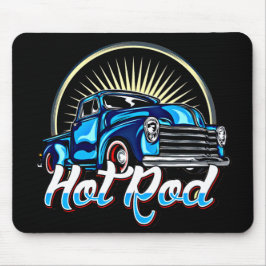 Klassischer Muskelwagen des blauen Frisierten Auto Mousepad