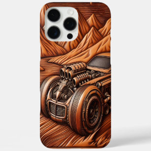 Klassischer Muskelwagen im Landschaftlichen Tal iPhone 16 Pro Max Hülle