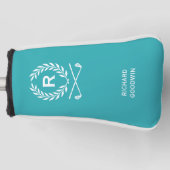 Klassischer Name des Personalisierten Monogramms T Golf Headcover (Vorderseite)