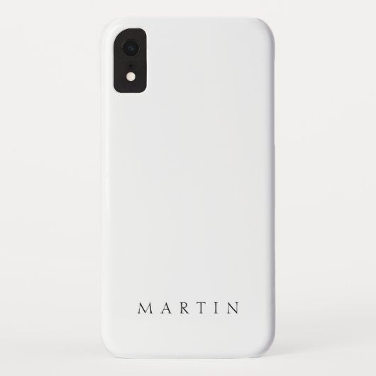 Klassischer Name (oder Wort) Case-Mate iPhone Hülle (Rückseite)