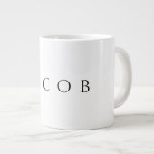 Klassischer Name (oder Wort) Jumbo-Tasse (Vorderseite Rechts)