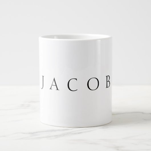 Klassischer Name (oder Wort) Jumbo-Tasse (Vorderseite)