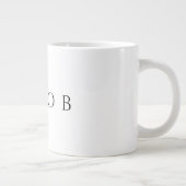 Klassischer Name (oder Wort) Jumbo-Tasse (Rechts)