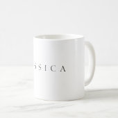 Klassischer Name (oder Wort) Kaffeetasse (VorderseiteRechts)