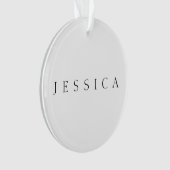 Klassischer Name (oder Wort) Ornament (Vorderseite)