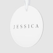 Klassischer Name (oder Wort) Ornament (Vorderseite)
