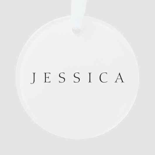 Klassischer Name (oder Wort) Ornament (Vorderseite)