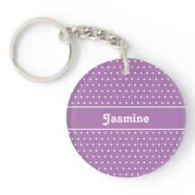 Klassischer Name Polka Dot Lavender Lila & White