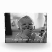 Klassischer Namensfoto-Block Fotoblock (Vorderseite)