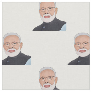 Klassischer Narendra Modi 2021 Stoff