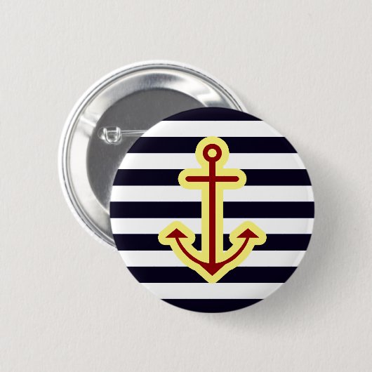 Klassischer nautischanker button (Vorne & Hinten)