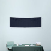 Klassischer Navy Blue Bamboo Holz Grain Look Banner (Messeveranstaltung)