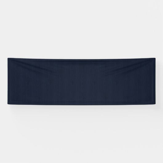 Klassischer Navy Blue Bamboo Holz Grain Look Banner (Horizontal)