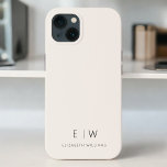 Klassischer neutraler, moderner Minimalistischer M Case-Mate iPhone Hülle<br><div class="desc">Steigen Sie mit unserem klassischen Elegant Modern Minimalistisch Monogram Name iPhone Case auf. Dieses sorgfältig gestaltete Gehäuse verbindet zeitlose Eleganz mit zeitgemäßem Minimalismus. Er ist perfekt gestaltet und schützt nicht nur Ihr Gerät, sondern fügt auch eine Touch personalisierten Stils hinzu. Die Optionen für die Anpassung von Monogrammen und Namen machen...</div>