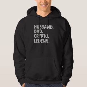 Klassischer Nft Crypto Vater Legend Bitcoin Währun Hoodie