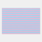 Klassischer Niedlicher Chic Light Blue & Light Pin Geschenkpapier Set (Vorderseite 3)