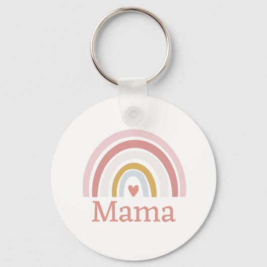 Klassischer Niedlicher Individuelle Name Rosa Rege Schlüsselanhänger (Vorderseite)