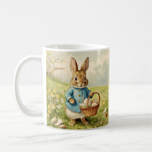 Klassischer niedlicher Osterhasen-Becher Kaffeetasse