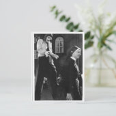 Klassischer Nonne-Schuss Postkarte (Stehend Vorderseite)