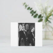 Klassischer Nonne-Schuss Postkarte (Stehend Vorderseite)