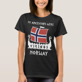 Klassischer Norwegen T - Shirt Vorfahrn-Wikinger (Vorderseite)