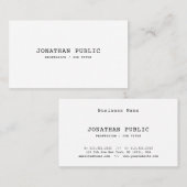 Klassischer Nostalgischer Look Cool Design Sleek S Visitenkarte (Vorne/Hinten)