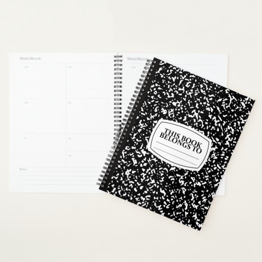 Klassischer Notebookstil-Planer Planer (Anzeige)