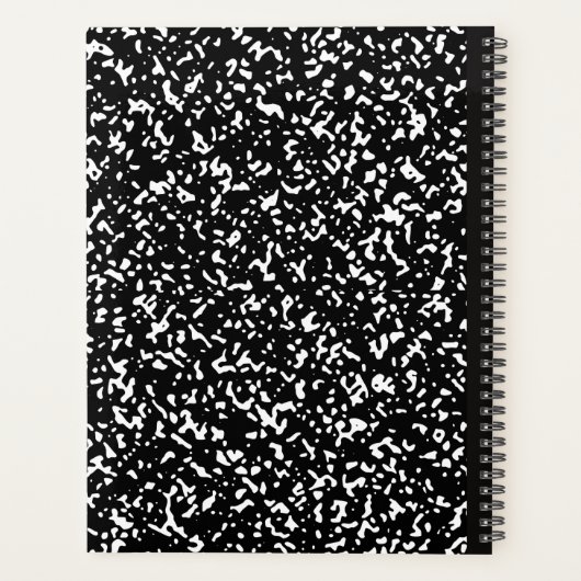 Klassischer Notebookstil-Planer Planer (Rückseite)