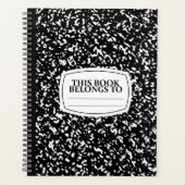 Klassischer Notebookstil-Planer Planer (Vorderseite)