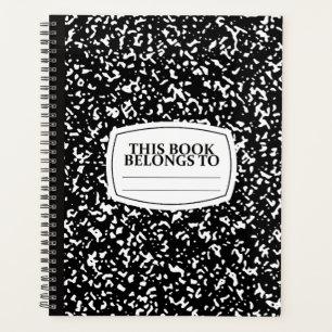 Klassischer Notebookstil-Planer Planer