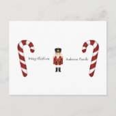 Klassischer Nussknacker Weihnachten Postkarte (Vorderseite)