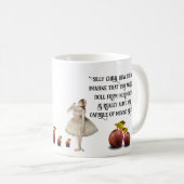Klassischer Nutcracker Ballet Mouse King Kaffeetasse (VorderseiteRechts)
