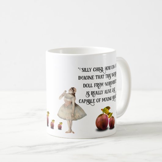 Klassischer Nutcracker Ballet Mouse King Kaffeetasse (VorderseiteRechts)