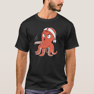 Klassischer Oktopus Sport Karate Japanisches Hobby T-Shirt