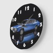 Klassischer Oldtimer Große Wanduhr (Winkel)