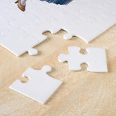 Klassischer Oma-Geburtstag mit riesigen Blumen Puzzle (Seite)
