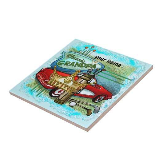 Klassischer Opa Fliese (Seite)