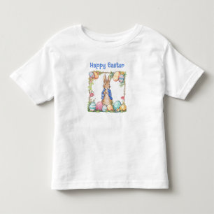Klassischer Osterhase Ostereier Frohe Ostern Kleinkind T-shirt