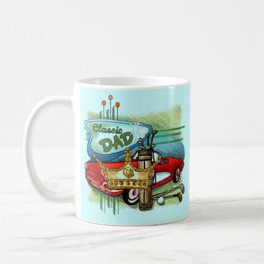 Klassischer Papa Kaffeetasse (Links)