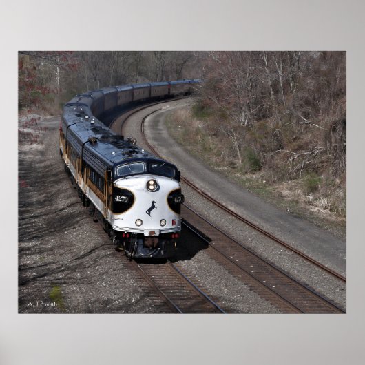 Klassischer Passagier Streamliner Poster (Vorne)