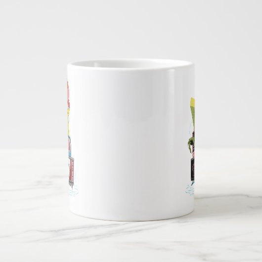 Klassischer Pennywise-TV-Stack - Sie werden auch s Jumbo-Tasse (Vorderseite)