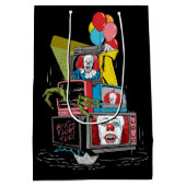 Klassischer Pennywise-TV-Stack - Sie werden auch s Mittlere Geschenktüte (Rückseite)